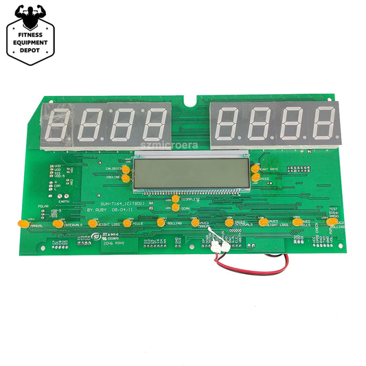 SUH-T164_1C(T801) Treadmill Control Panel Display for Horizon Adventure 2 1000105562 Upper Controller Screen Circuit Board