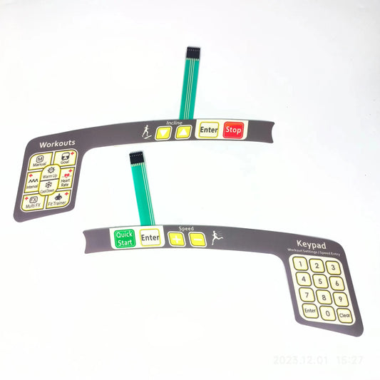 1kit Membrane Switch Matrix T50x Treadmill Membrane Buttons Keyboard Stickers START STOP Button