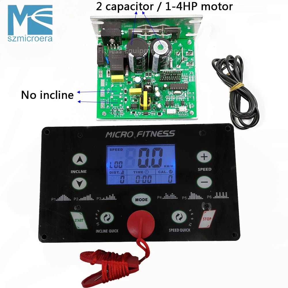 General USE Universal Treadmill motor control board controller 1HP-2HP/1HP-4HP motor Treadmill Console display tilt