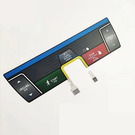 1pcs Horizon T202 Advanture 4 Treadmill Membrane Switch Membrane Button Keyboard Stickers START STOP Button