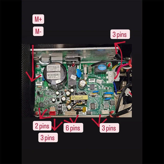 Motor Controller for Torneo T-411 Treadmill, Circuit Board, Control Board, MT8163A1, M8XXV12, M8111-A01