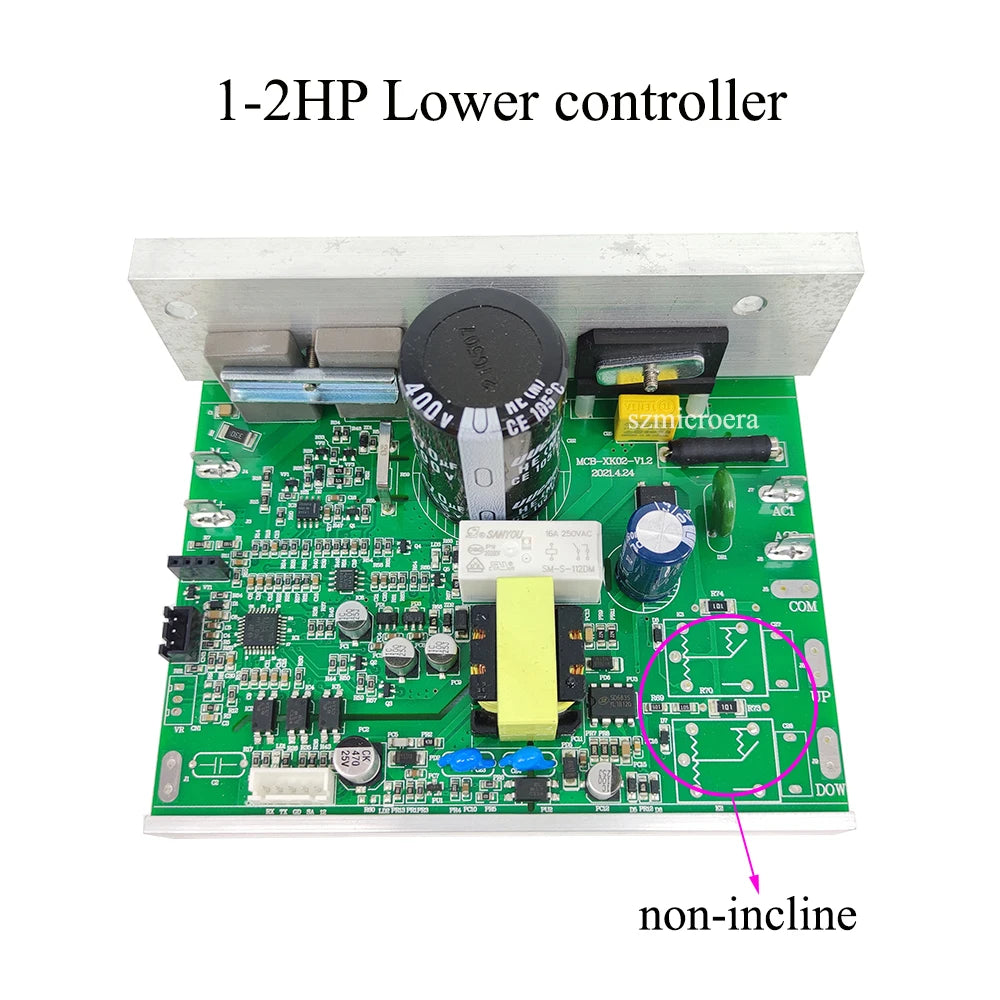 General Use Universal Treadmill Circuit Board Treadmill Console Display Treadmill Control Board Controller 1HP-2HP/4.0HP Motor