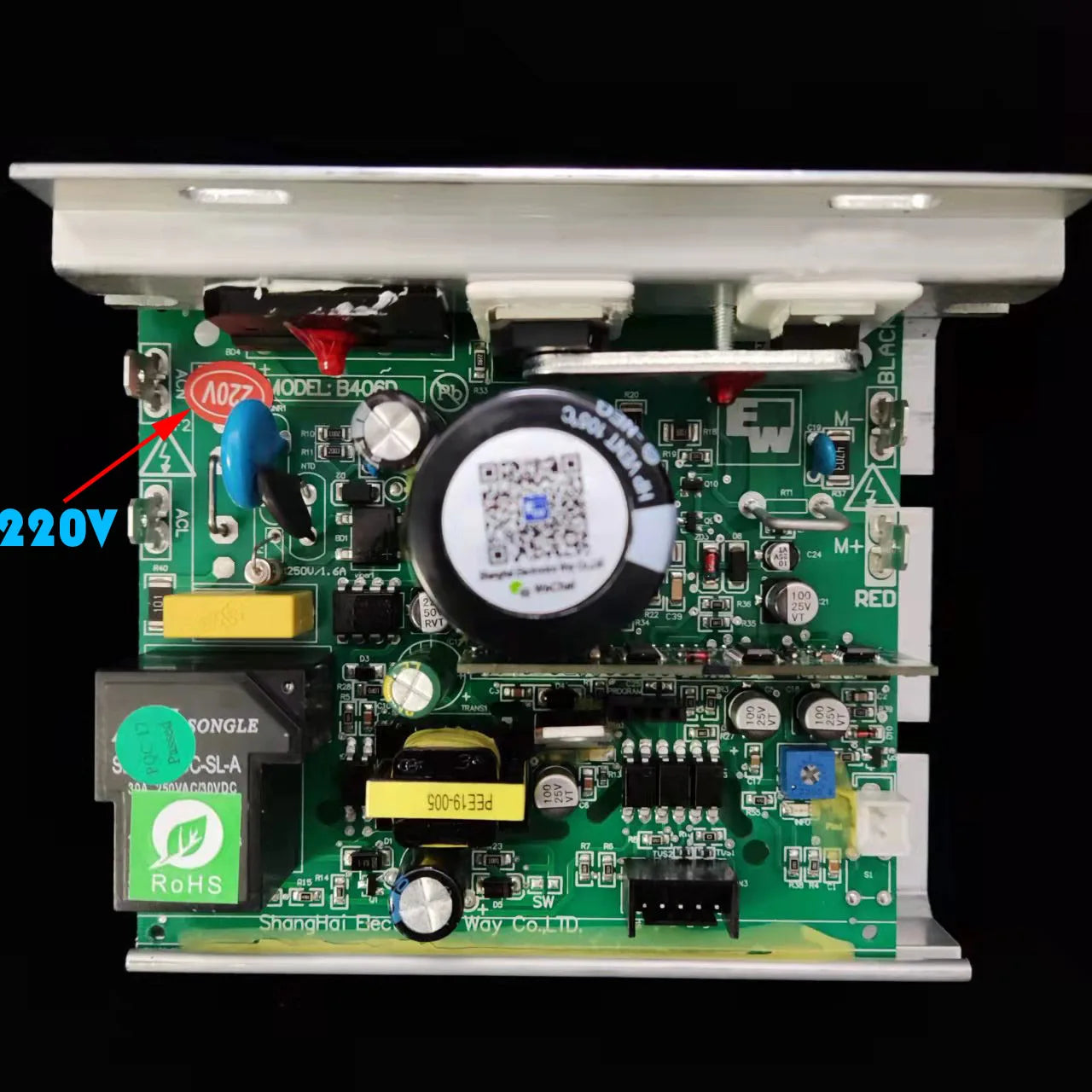 B406D Treadmill Motor Controller for Johnson Tempo TREO Treadmill Motor Driver Board Mainboard B406D KEN