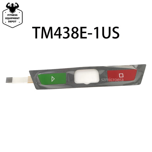 Treadmill Button Panel TM438E-1US 3.3AT 10627951 Control Panel Treadmill Membrane Keypad Membrane Switch