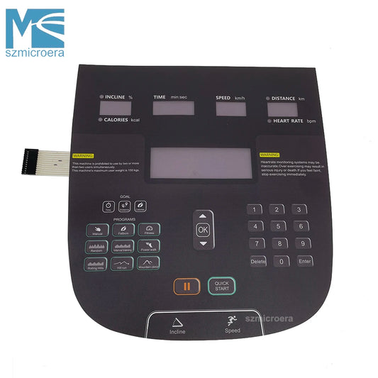 Treadmill Membrane Keypad Control Panel for MND Fitness X500A Treadmill Spare Parts Repair