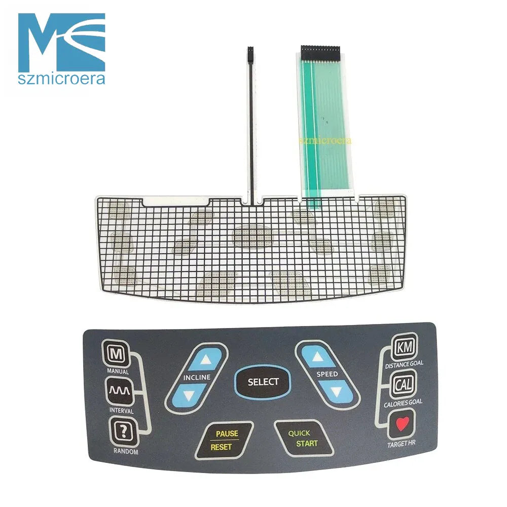 Treadmill Button Panel Control Panel Membrane Switch Keyboard for Johnson T6000 Treadmill