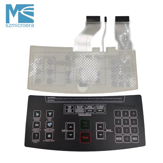 Treadmill Membrane Switch for JOHNSON T7000PRO T7000PLUS VISION T60 Treadmill Membrane Keyboard Stickers Start Stop Button