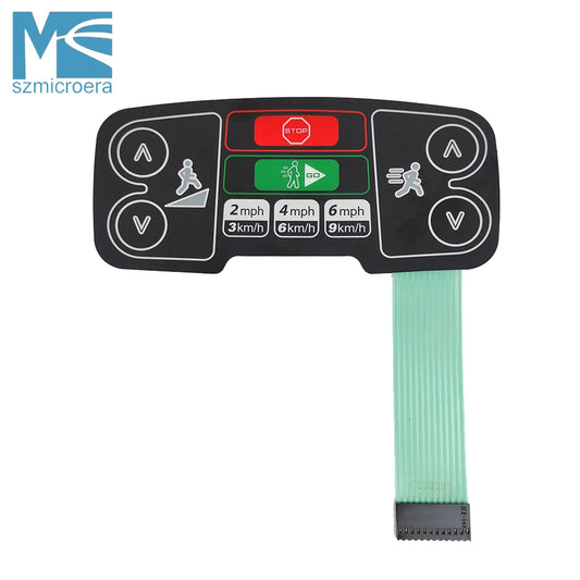 Treadmill keyboard for Life fitness 95TE A95T S3 Quick Start Stop Button Console panel Membrane switch Tredamill button Parts