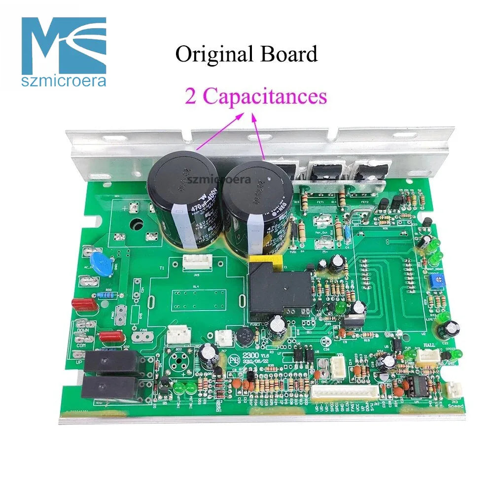 AE0007-V1.0 PA-AE00070L  YJ-2300L Treadmill Circuit Board for SOLE F80 Treadmill Motor Controller Control Board 2 Capacitance