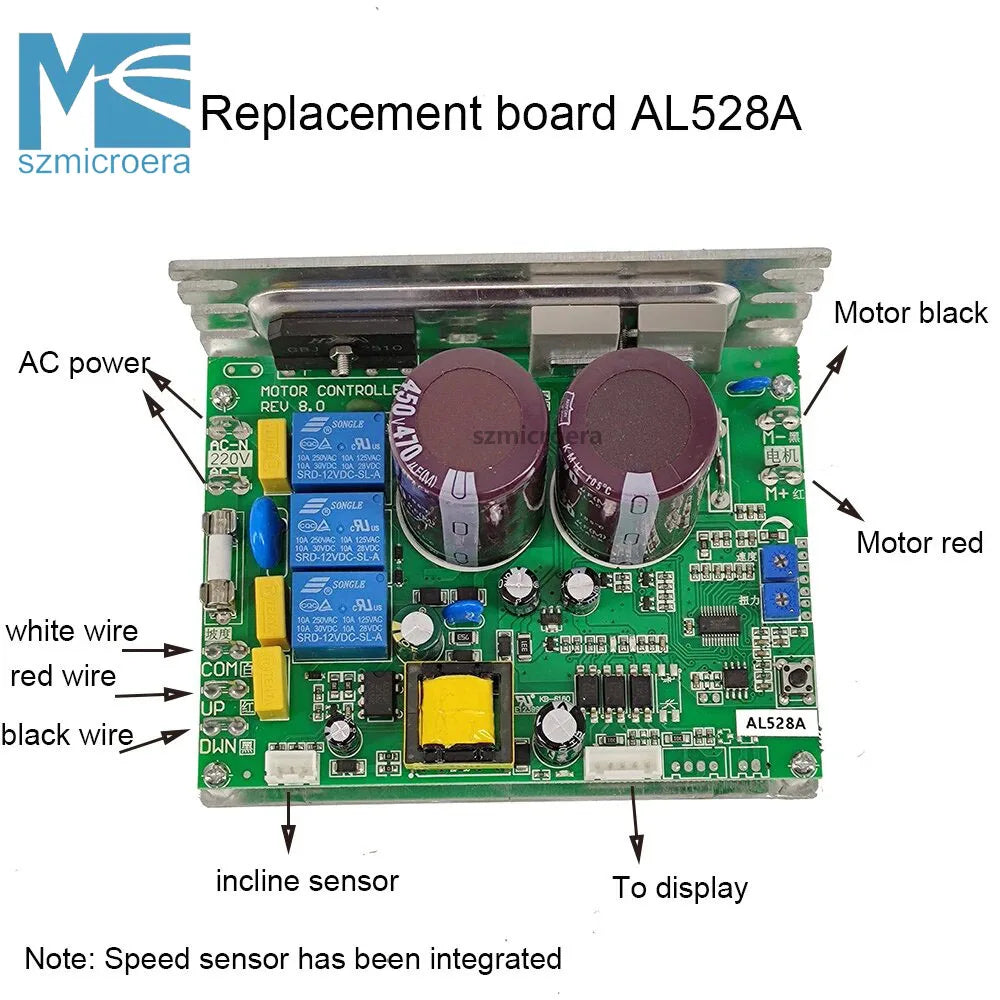 AL508C-RZ3.0 AL508C-RZ3.1 3.2 Treadmill Motor Controller Treadmill Circuit Board AL508C-RZ3.5 Power Supply Board