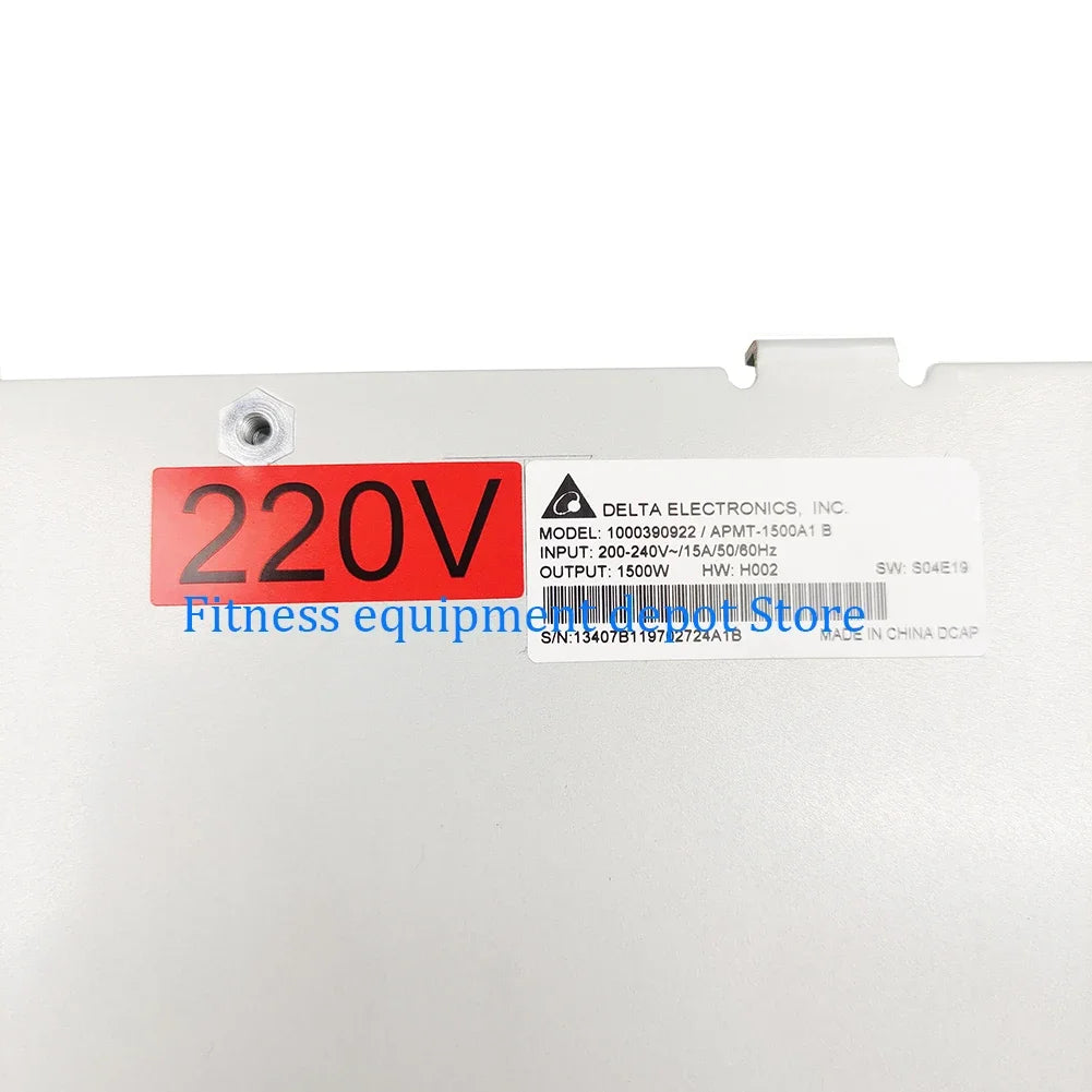 DELTA ELECTRONICS, INC. MODEL: 1000231278/HAW-1100AP-1A INPUT: 200-240V~/15A/50/60Hz OUTPUT: 1500W HW: H005-P1 SW: S04E06 S/N: 1