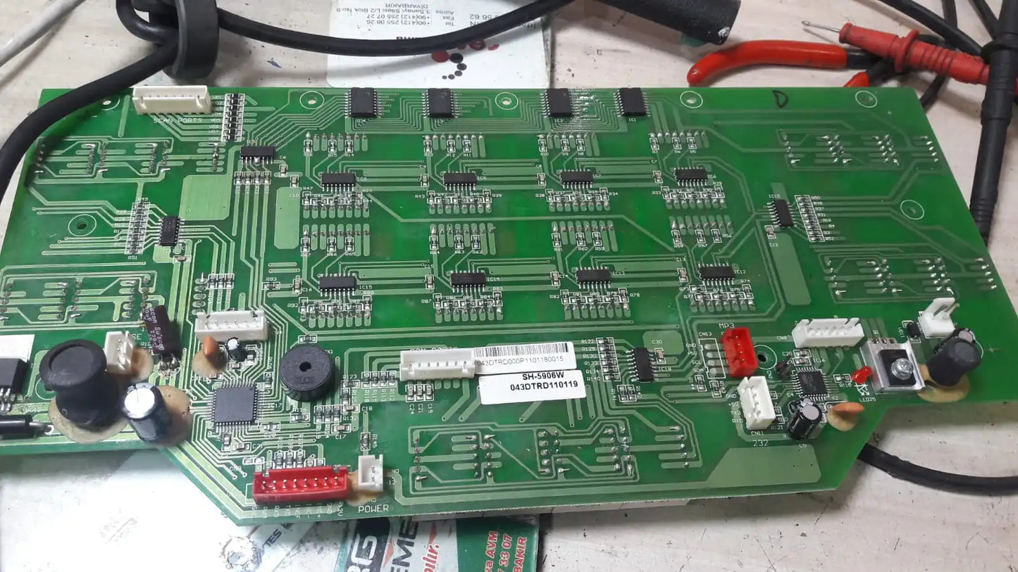 Brand New SH-5906W Treadmill Console Board for SHUA Treadmill Display Panel Key Panel HZC-YDPTRD-043B