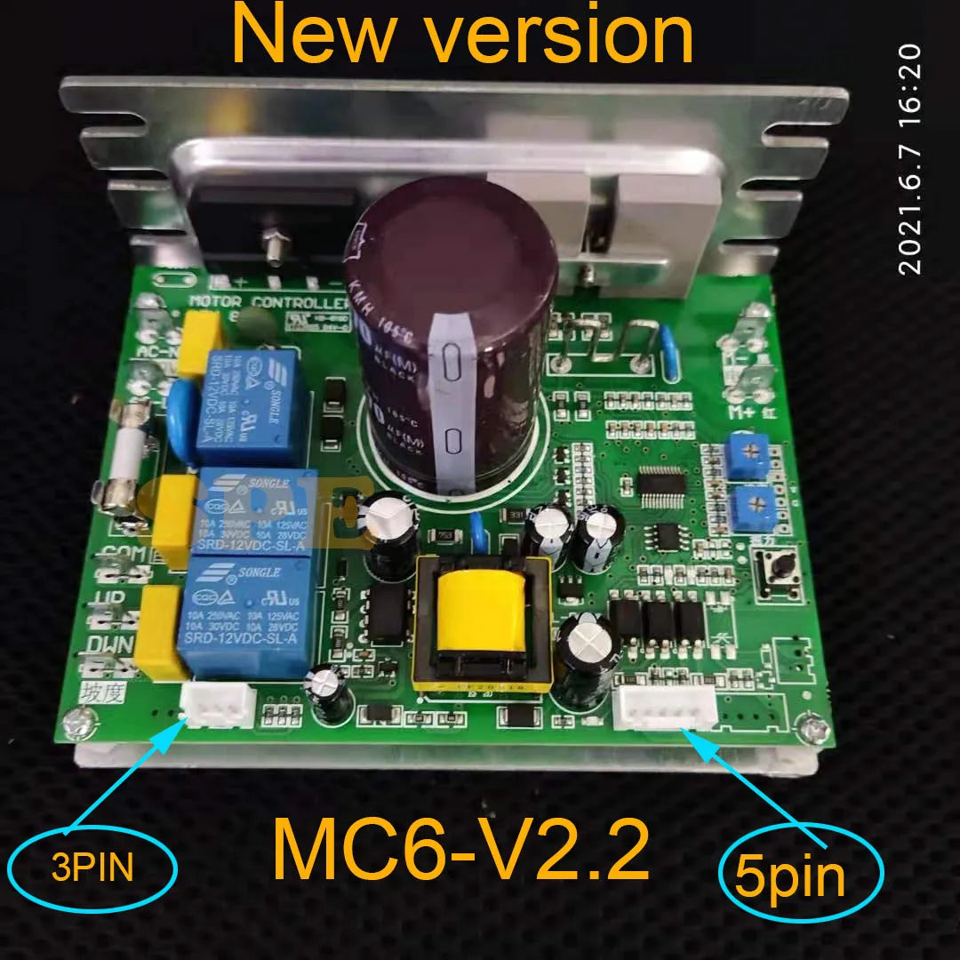 MC6-V2.2 Treadmill Controller New Version Treadmill Motherboard Power Supply Board MC6-V2.2