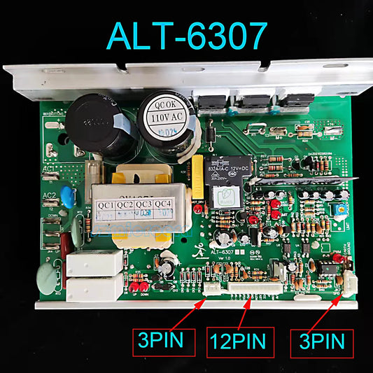 DAYCO SOLE Spirit Treadmill Motor Controller ALT-6307 ALT 630700A driver treadmill circuit board motherboard