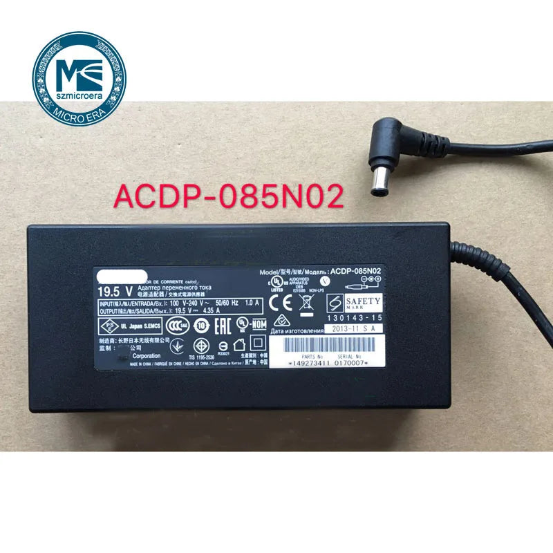 Original TV Power Adapter For Sony ACDP-085N02 19.5V 4.35A