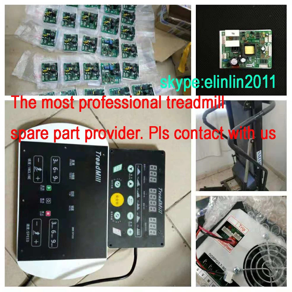 Treadmill Running Machine Spare Part Display,Invertor,Controller,Belt,Safety Key Gym Treadmill Spare Part