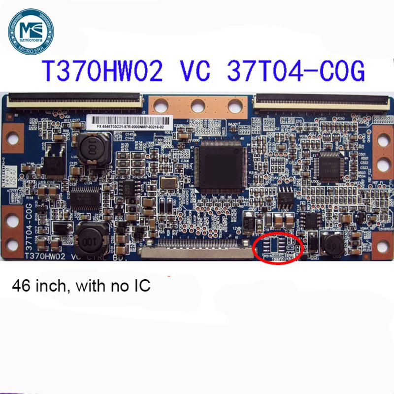Free shipping  LB46R3 LT46729 Logic board T370HW02 VC 37T04-C0G the size is 46" with no IC.