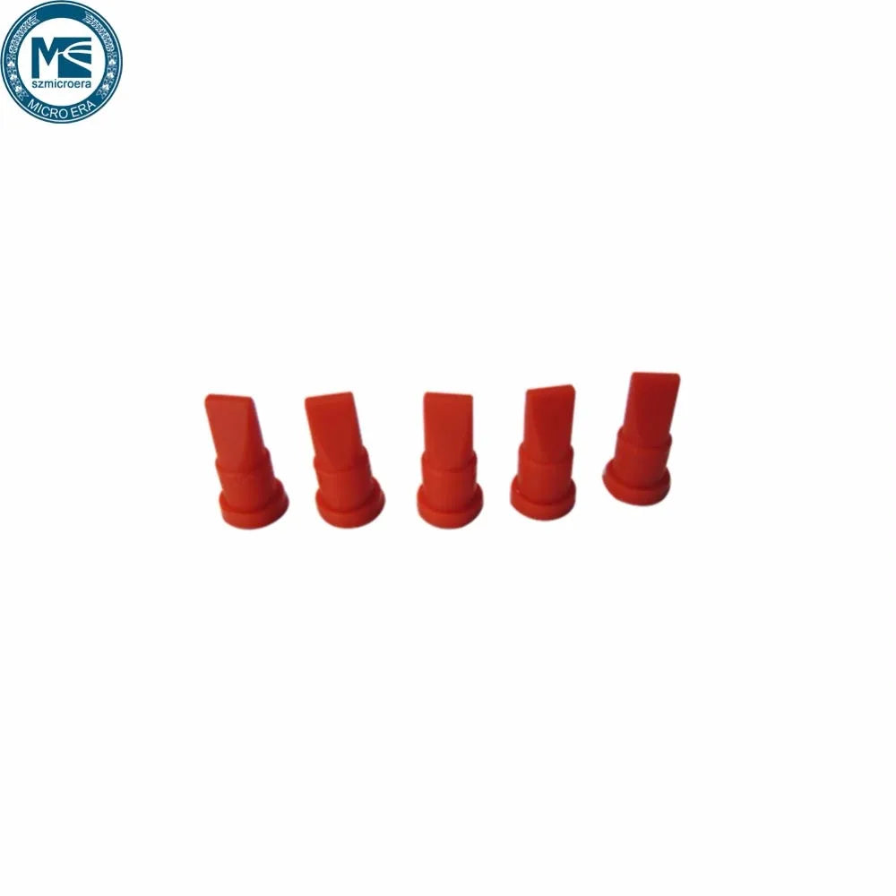 10pcs per lot 5*2.2*10MM Mini red silicone duckbill valve one-way check valve