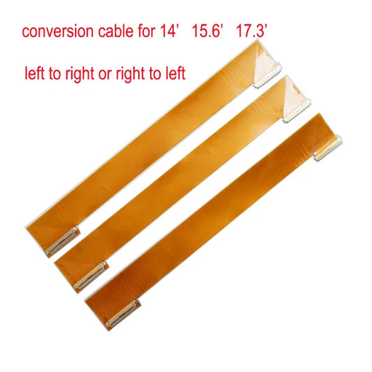 High quality 40pin conversion cable for 14.0 15.6 17.3 inch LED left to right or right to left 10pcs/lot