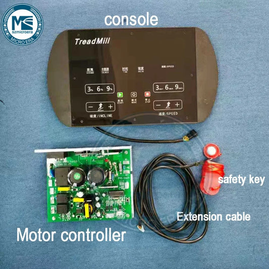 Universal Treadmill Motor Controller Top Console Diplay Control Board+Screen Treadmill Controller Sets for 0.75-4.0HP motor