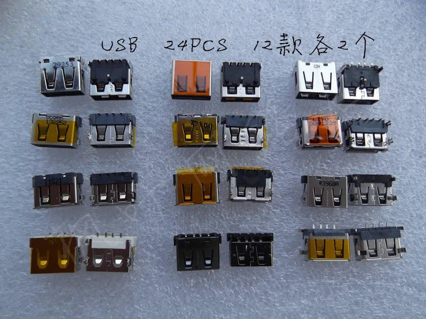 24pcs/lot for lenovo for ACER for samsung for Toshiba for HP laptop USB interface short USB female