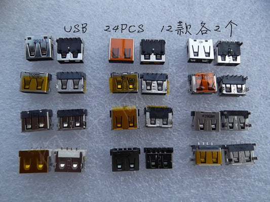 24pcs/lot for lenovo for ACER for samsung for Toshiba for HP laptop USB interface short USB female