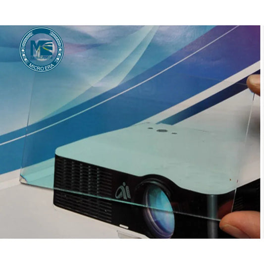 For DIY Led Projector Coating Film Insulating Glass 107x68x2mm For 3.2-5inch