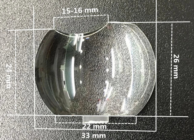 Projector plastic glass optical lens condenser lens for SANYO PGD-DSU30 PDG-DSU3000 projection mirror