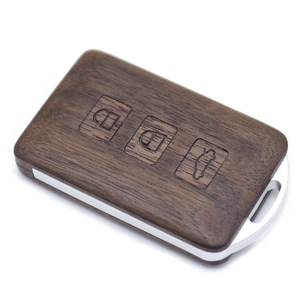 Car Remote Control case Refit Wooden Car Key housing Replacement for for Ford C-Max Fiesta Focus (W/O Circuit Board )