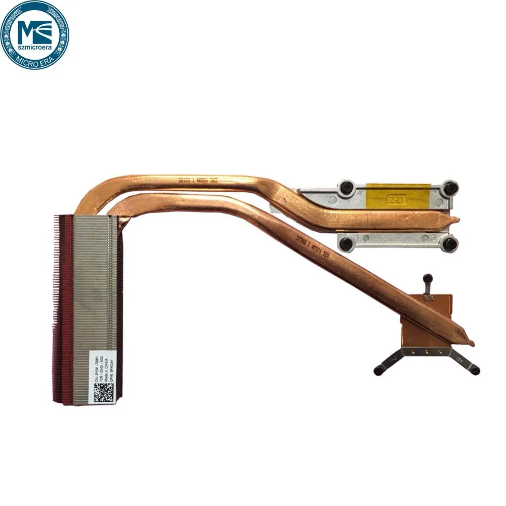 original new laptop cooling heat sink W/O fan for DELL Inspiron 14 7000 7447 GPU cooling heat sink DPN 0FHG4Y Copper pipes