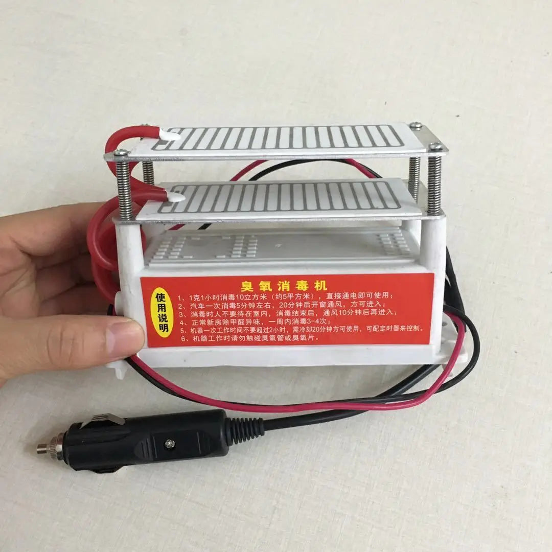 Car Air Purifier Odor Eliminator Disinfection Sterilizer Conditioning sterilize Ozone Generator Car adapter