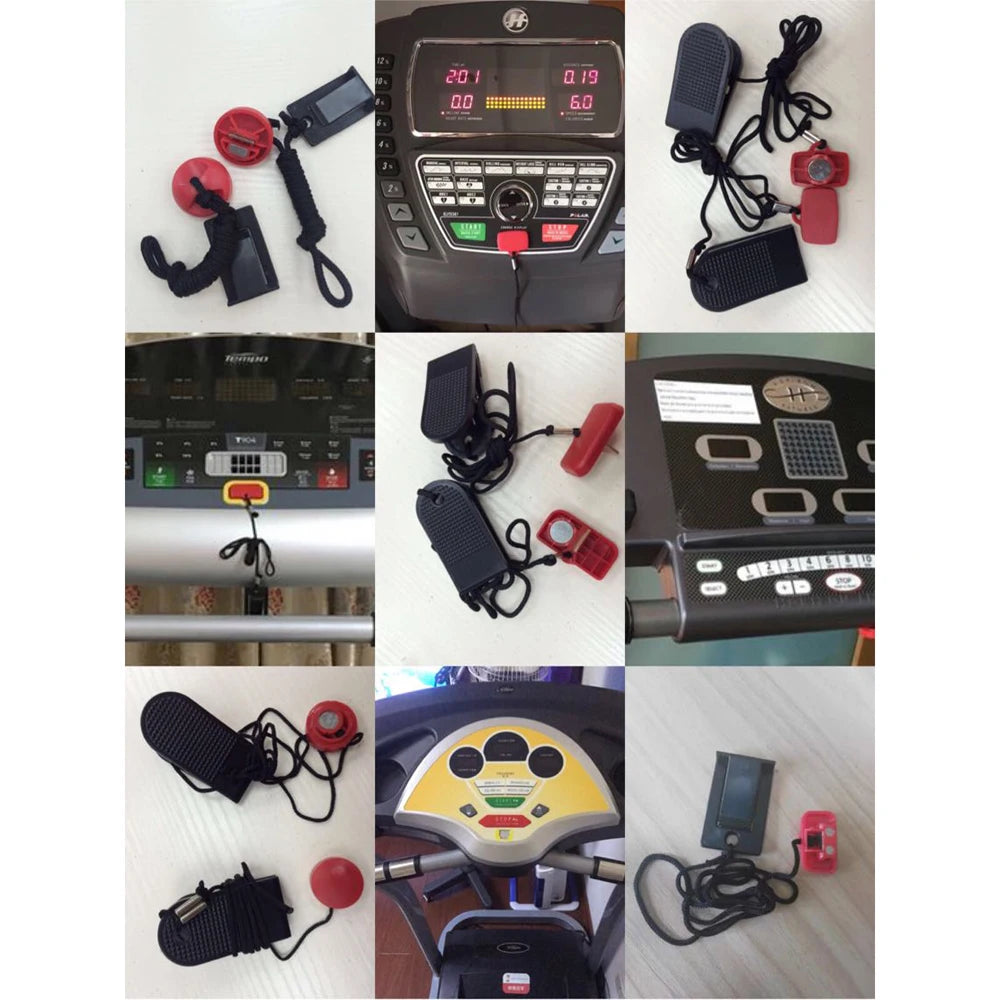 Treadmill Security Key Safety Key Magnetic Switch Emergency Stop Switch for Tempo TREO JOHNSON HORIZON