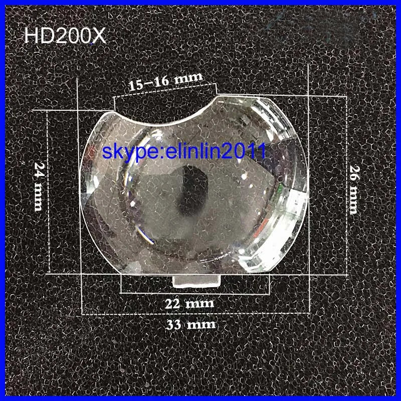 Free shipping projector lens plastic glass optical lens convex mirror for Optoma hd200x HD200X lens