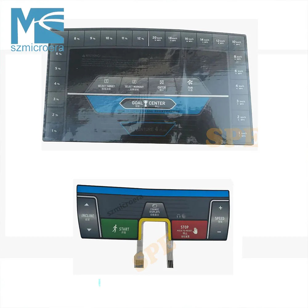 Horizon Adventure 4 Membrane Switch Treadmill Membrane Keypad Speed Ke ...