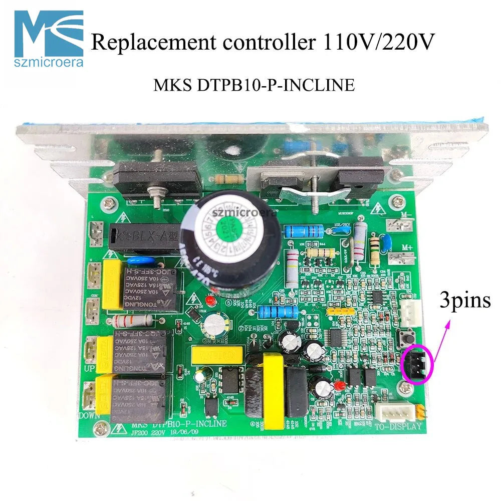 JF200 BL656AS Treadmill Motor Controller  Treadmill Circuit Control Board Compatible with MKS DTPB10-P Treadmill Driver Board