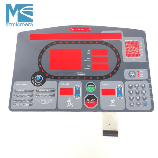 Keypad STAR TRAC 7532 7632 7600 Treadmill Button Panel Control Panel Membrane Switch for STAR T-RAC