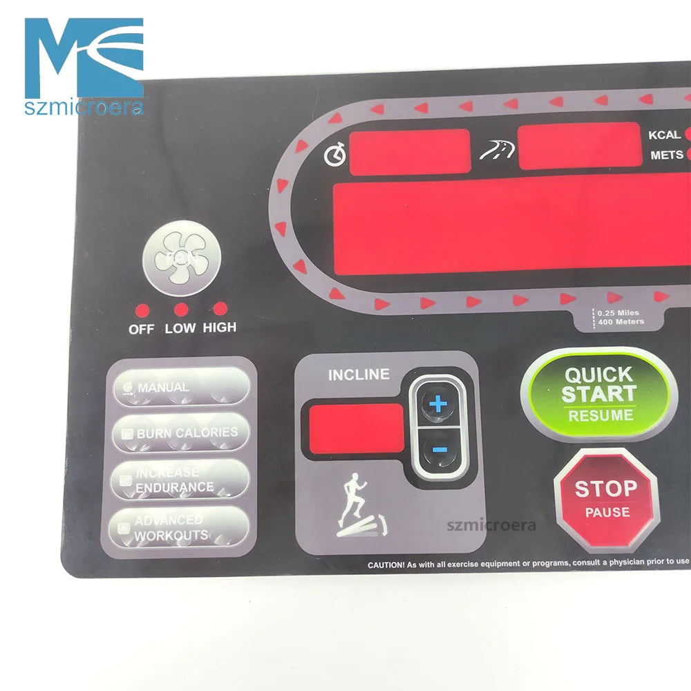 Keypad Startrac 3562 S-TRC3562 Treadmill Button Panel Control Panel Membrane Switch for STAR TRAC