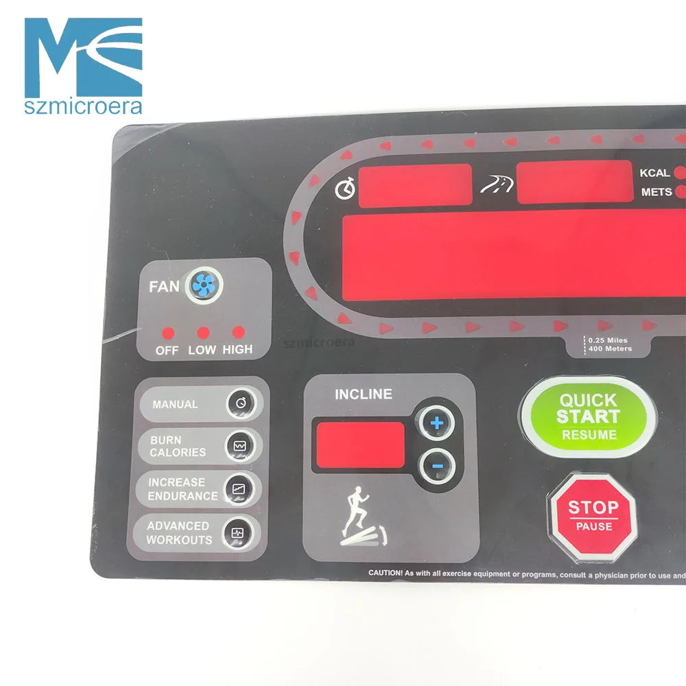 Keypad Startrac 3582 S-TRC3582 Treadmill Button Panel Control Panel Membrane Switch for STAR TRAC