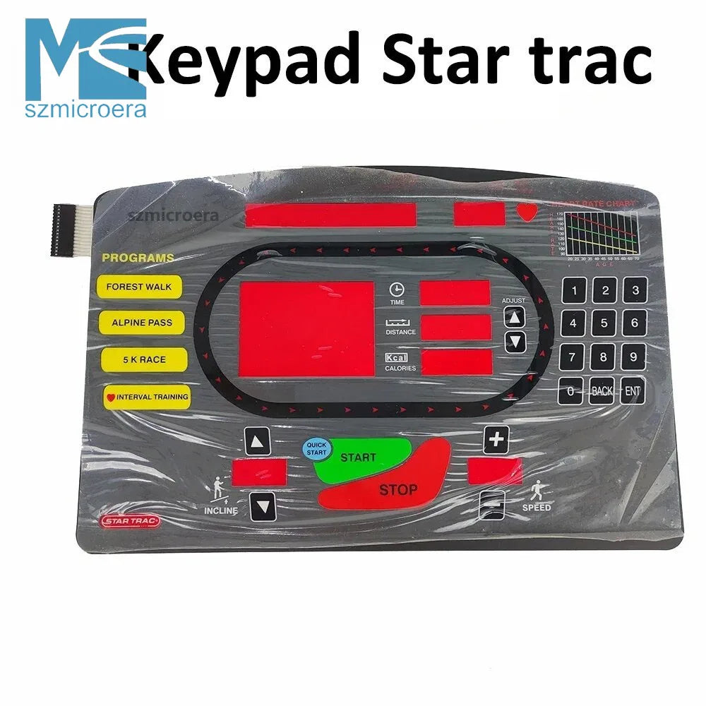 Keypad Startrac Treadmill Button Panel Control Panel Membrane Switch for STAR TRAC