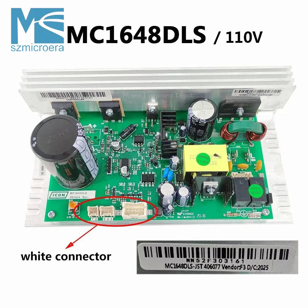 MC1648DLS ZE0824 Treadmill Motor Controller MC1648DLS-JST REV For ICON PROFORM Nordic Track Circuit Control Board U2CODE013