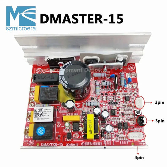 Original DMASTER-15 Treadmill Motor Controller for Everfit TFK 455 Slim Treadmill Circuit Board Driver Board Motherboard