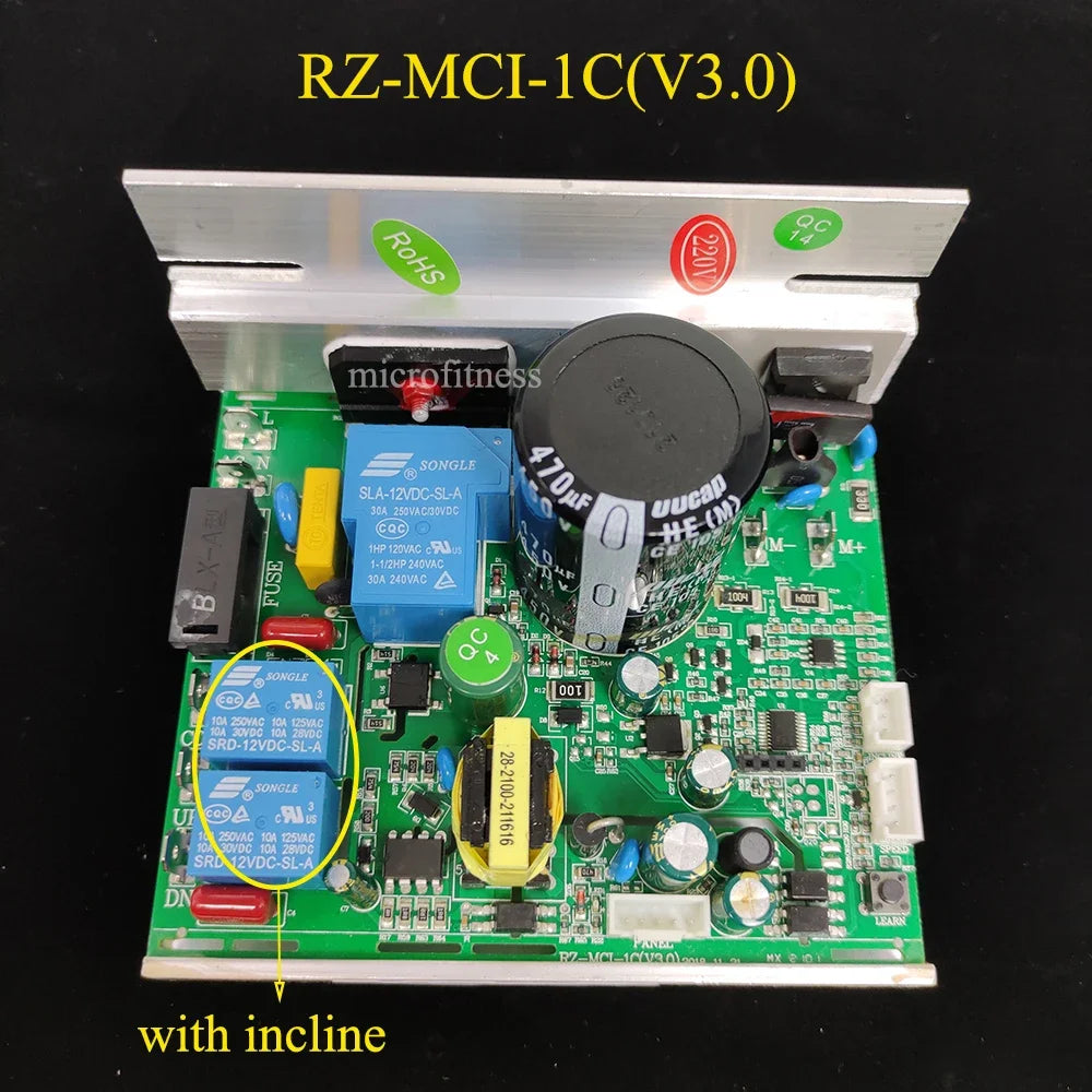 Original RZ-MCI-1C (V3.0) Treadmill Motor Controller For IUBU Treadmill Circuit Board Driver Board Motherboard Itm RZ-MCI-IC