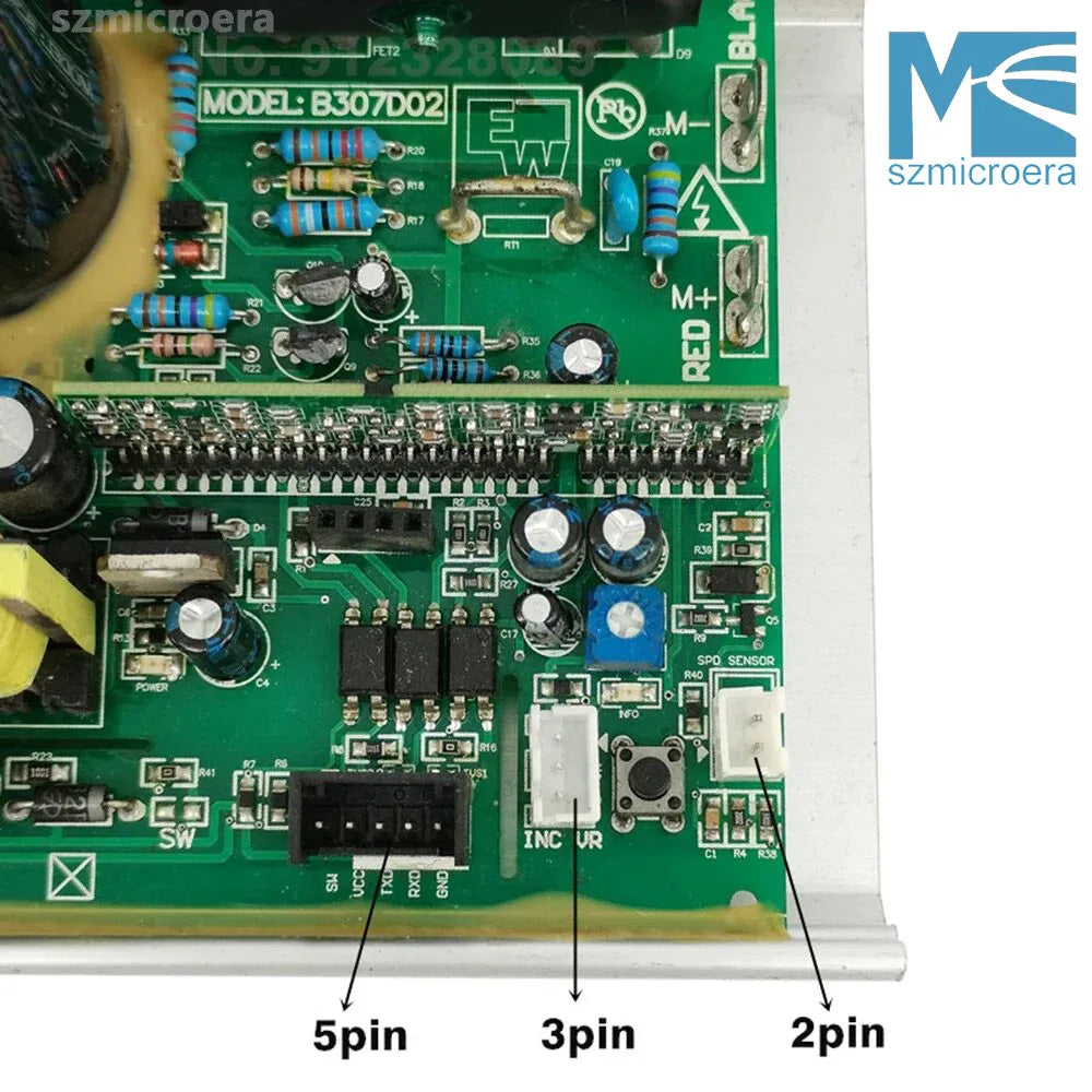 Original Treadmill Motor B307D02 Speed Controller For DYACO Treadmill Lower Control Board Treadmill Mainboard
