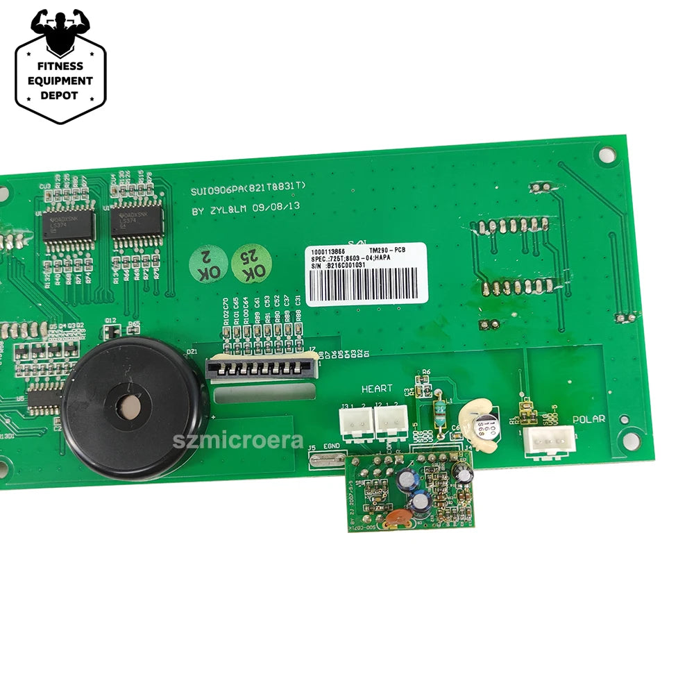 Upper Control Board 1000113866 Treadmill Control Panel Display Console Board for Horizon Treadmill 821T 832T 725T 