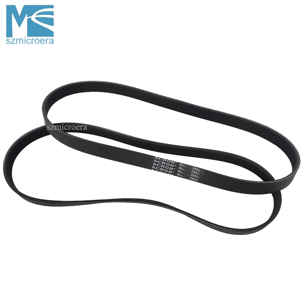 2Pcs/Lot Ribbed Treadmill Belt for Exercise Bike, Spinning Belt, Sports Bike, 280J, 4, 5, 6, 7, 8, 9, 10Ribs