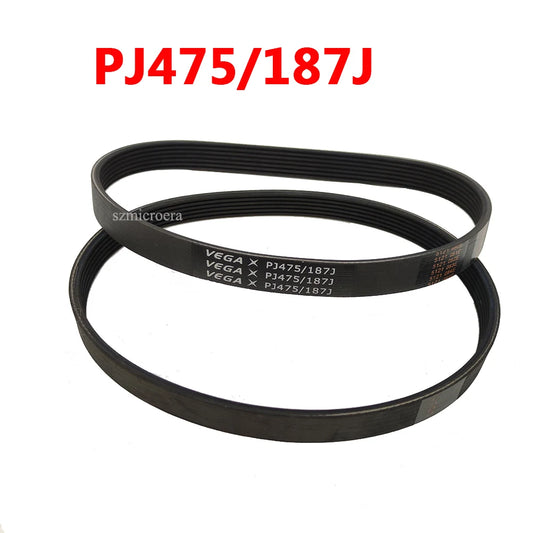 VEGA V-Belt PJ475 187J 3/4/5/6/7 Ribs Treadmill Motor Belt Rubber Multi Groove Belt Drive Belt