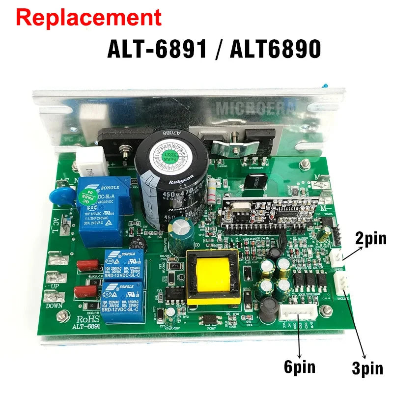 Control Board ALT-6890 ALT-6891 for YIJIAN 8008ES SHUA Treadmill Motor Controller Power Supply Board Mainboard