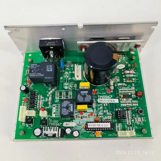 Original TM5967 Treadmill Circuit Board Control Board Power Supply Board With incline Version