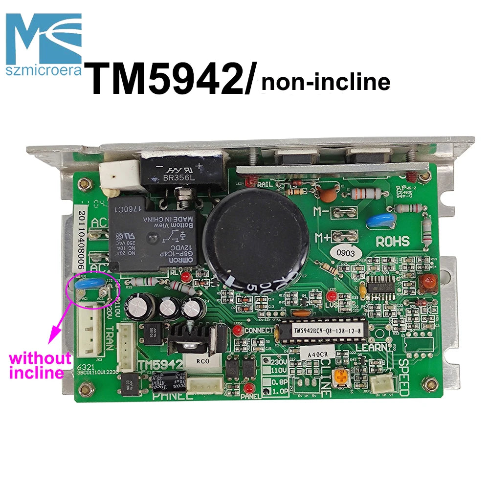 TM5942, Original Treadmill Circuit Board Control Board, Power Supply Board with Incline Version