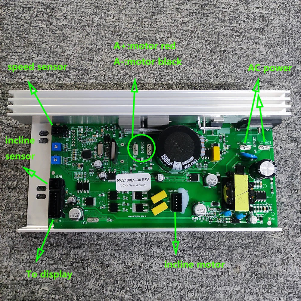 MC2100LS-30 REV Treadmill Controller MC2100LTS-30 REV for ICON Nordic Track Nordictrack Circuit Board Control Board MC2100LT REV